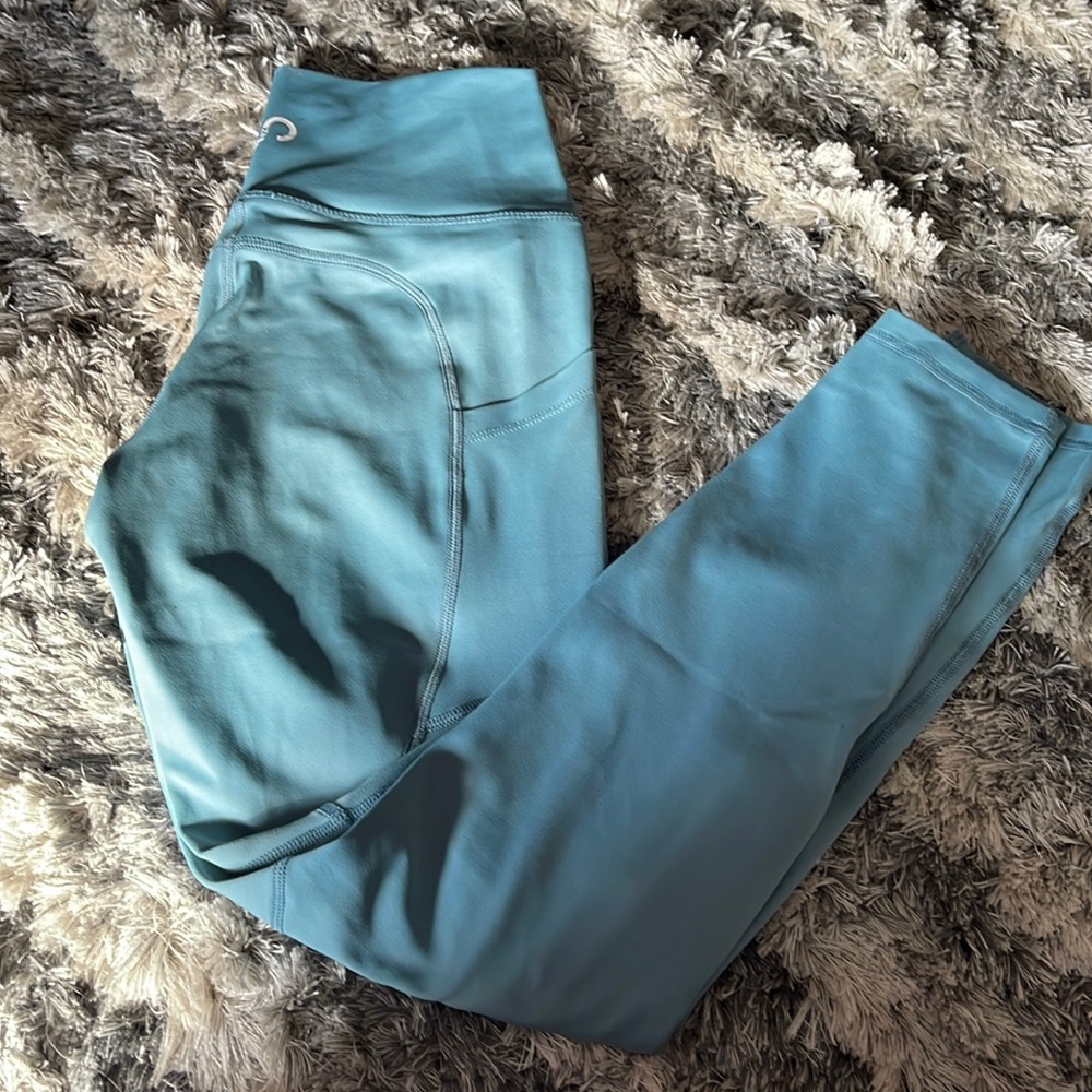 CNC "Tahiti Blue" V2 7/8 Length Leggings with pockets - M